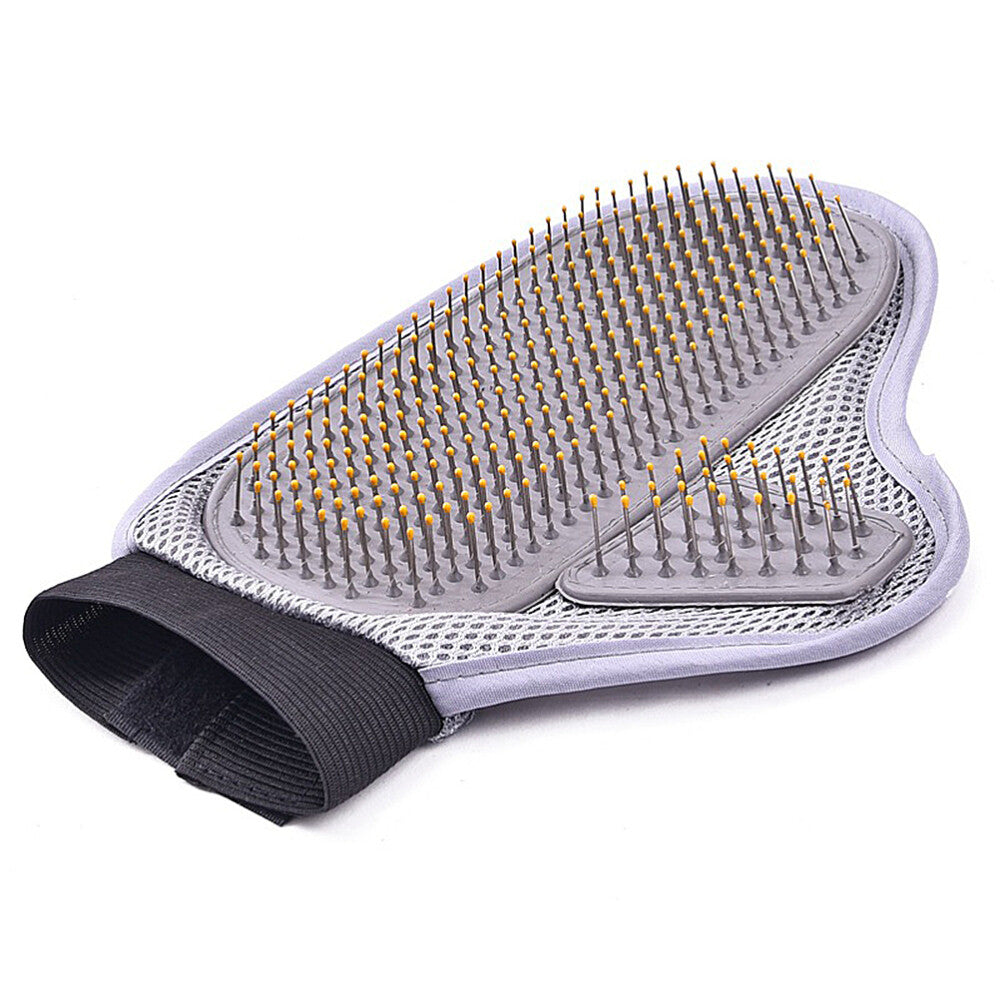 stainless steel pet grooming gloves